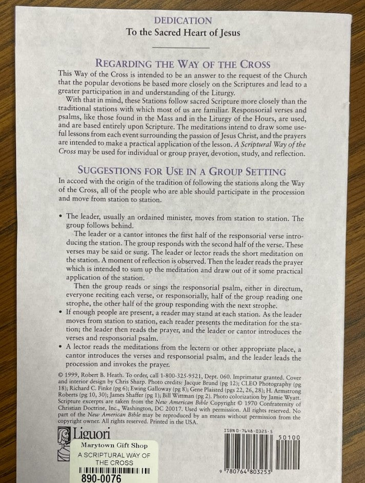 A SCRIPTURAL WAY OF THE CROSS