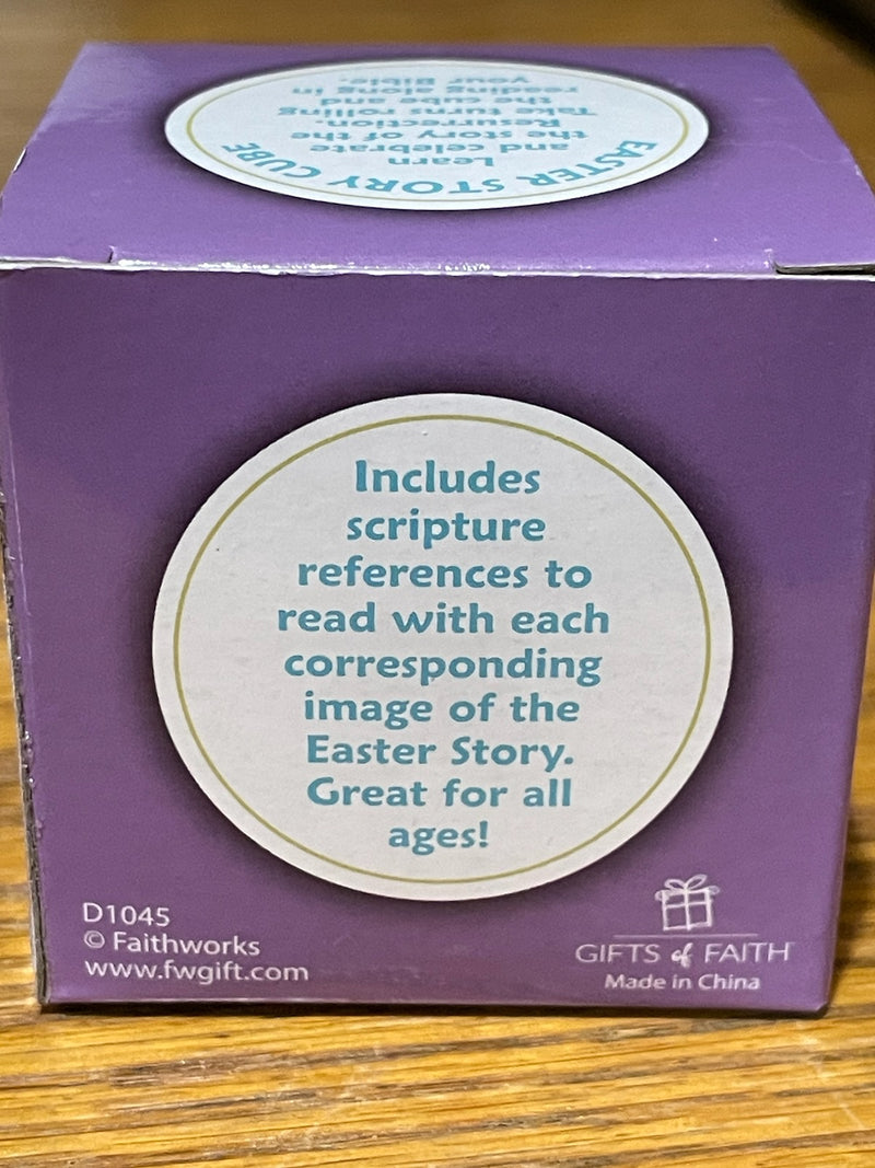 LARGE EASTER CUBE DSPLY