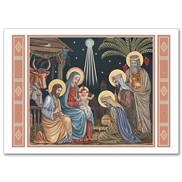 18CT ADORATION OF THE MAGI BOX