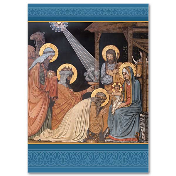 18CT ADORATION OF THE MAGI BOX