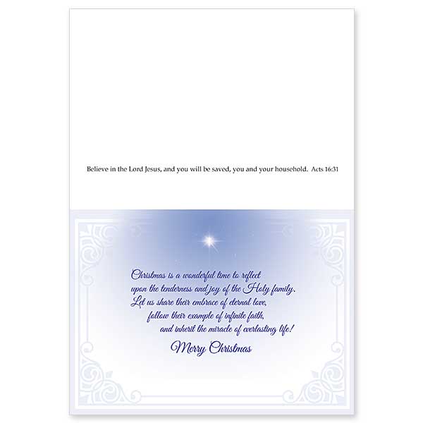 18CT CLASSIC HOLY FAMILY BOXED