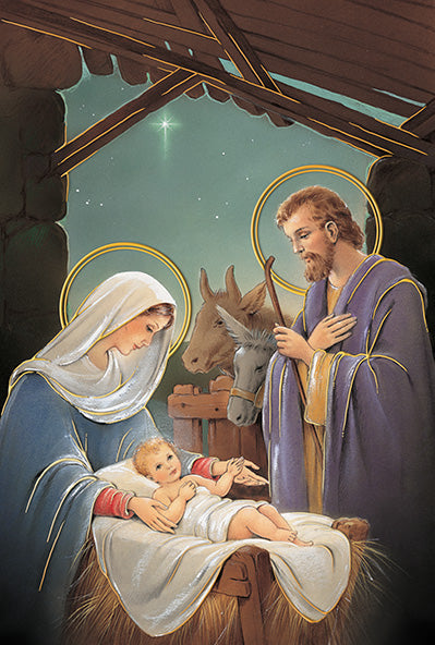 15CT NATIVITY CHRISTMAS BOXED