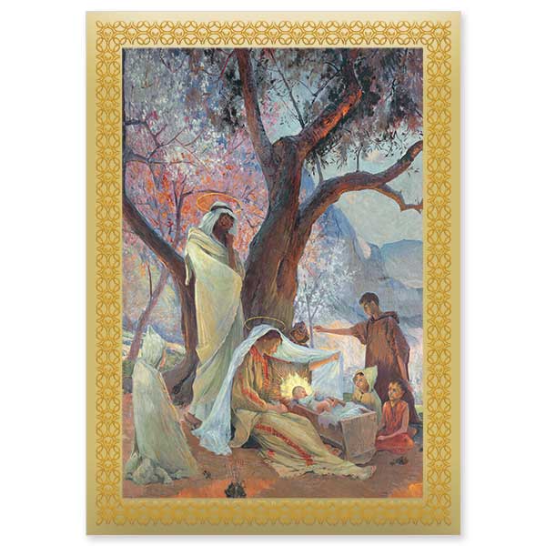 18CT FRENCH NATIVITY FRESCO