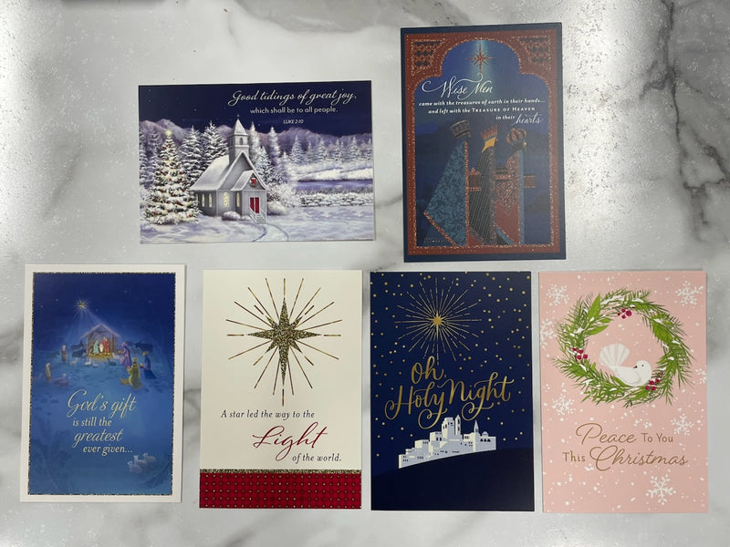 48CT RELIGIOUS SCENES BOXED