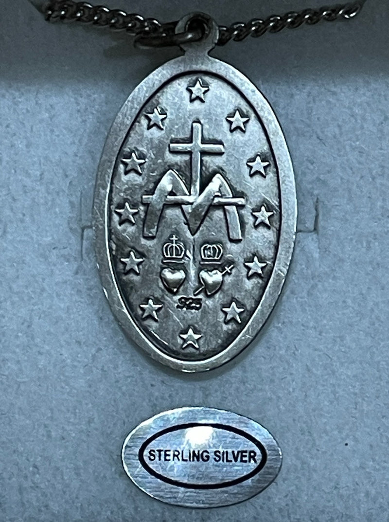 SS LARGE MIRACULOUS MEDAL 24"