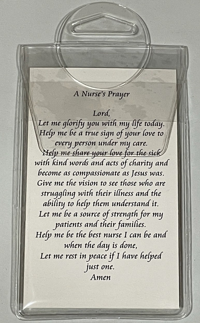 A NURSE'S PRAYER