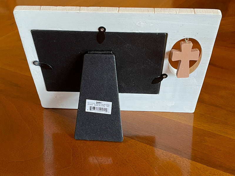 UNITING CROSS PICTURE FRAME