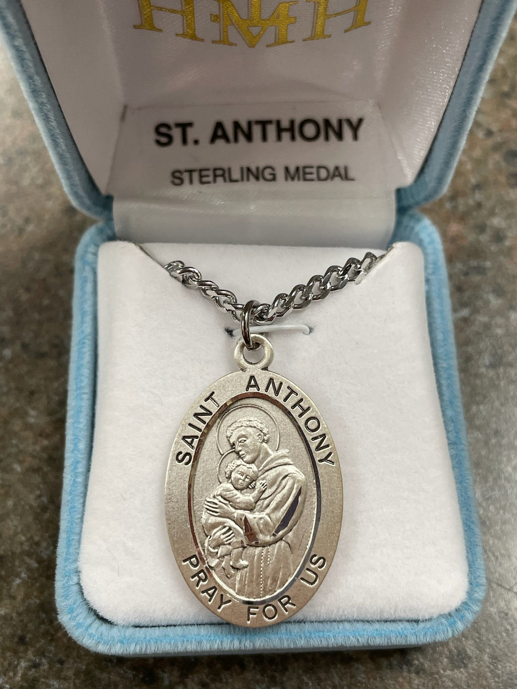 SS ST ANTHONY OVAL 24" CHAIN