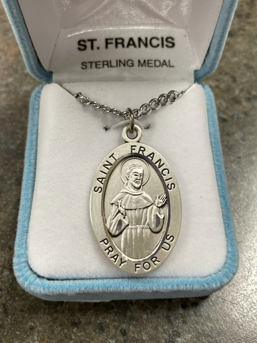SS ST FRANCIS OVAL 24" MEDAL
