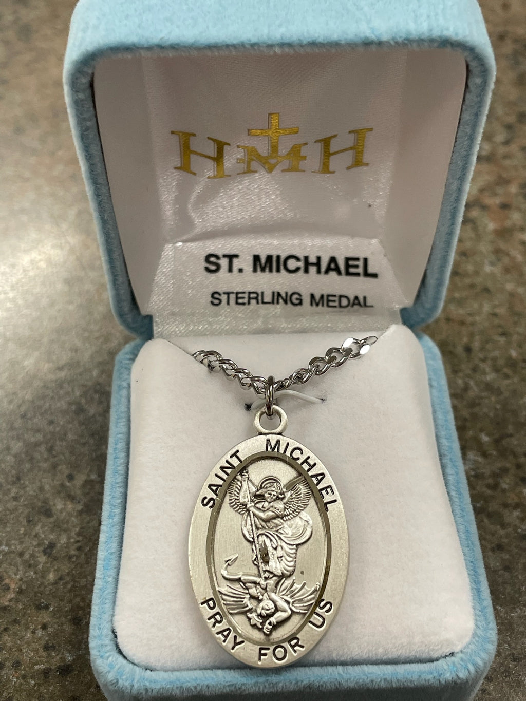 SS ST MICHAEL OVAL MEDAL 24"