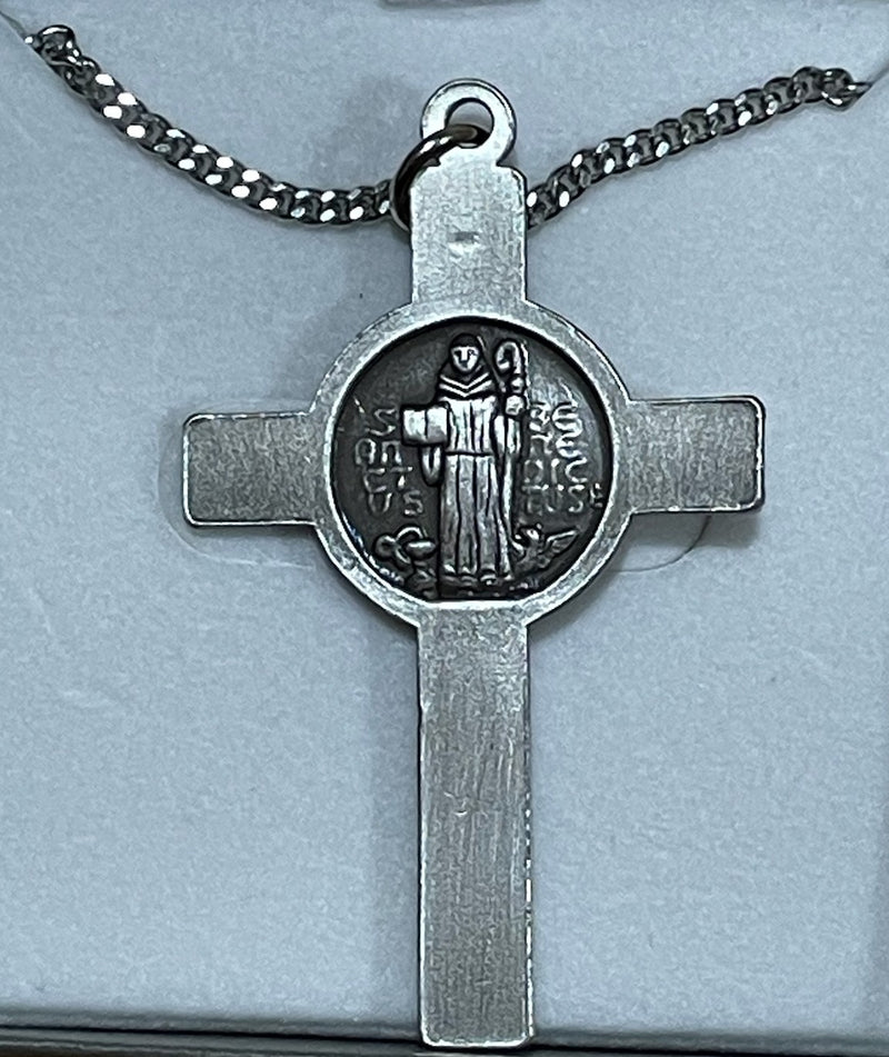PEWTER ST BENEDICT CRUCIFIX