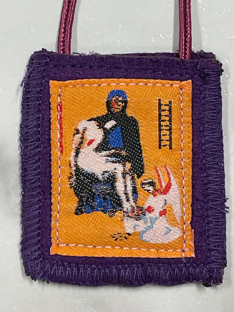 PURPLE WOOL SCAPULAR