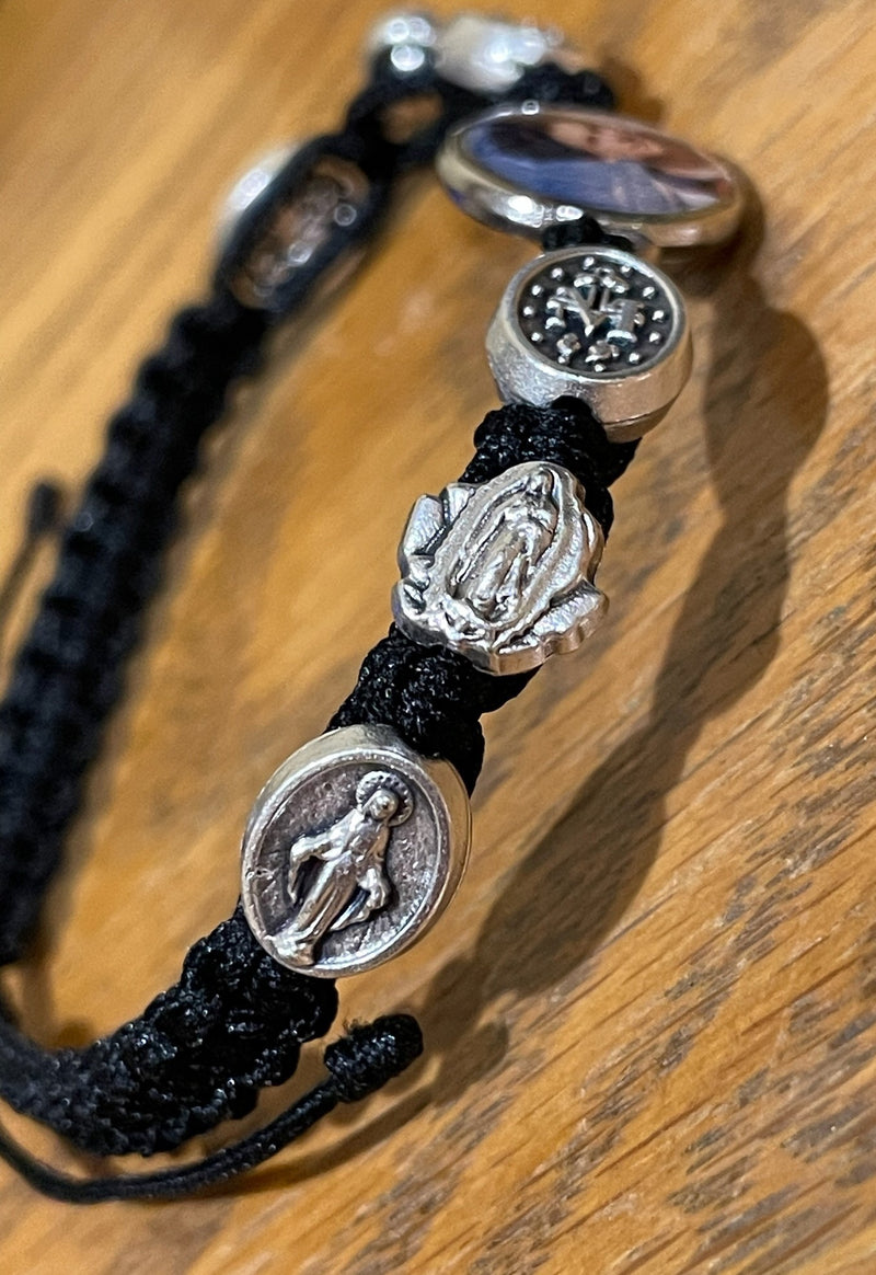 CARLO ACUTIS BLACK CORD BRCLT