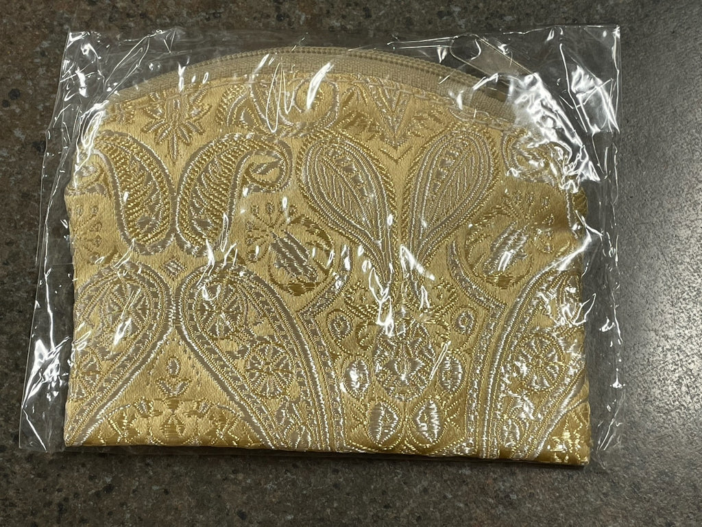 GOLD BROCADE ROSARY POUCH