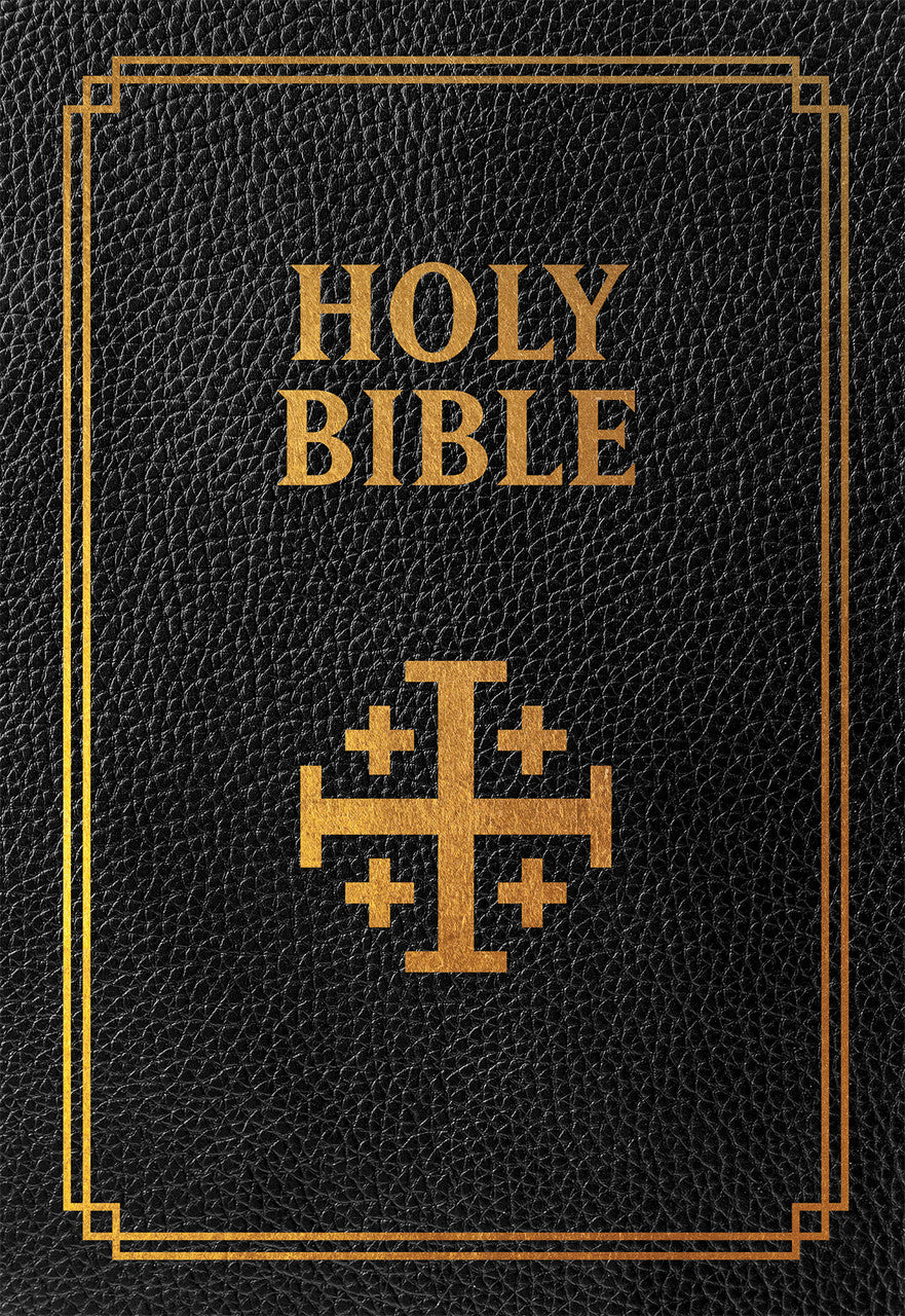 DOUAY-RHEIMS BIBLE LEATHER BLK