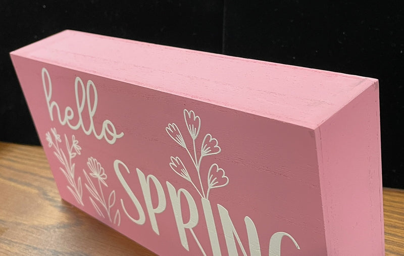 LARGE EASTER BLOCK PINK
