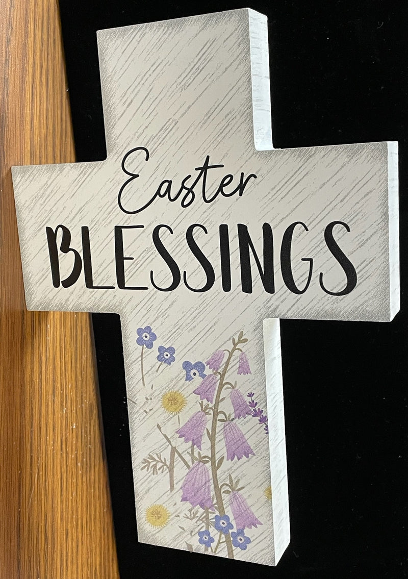 PRINT EASTER CROSS 10" EASTER