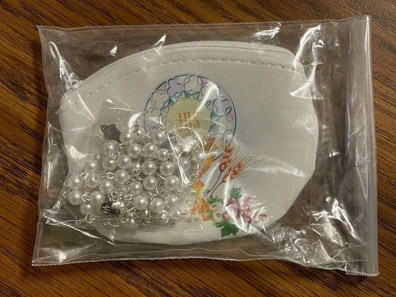 COMM ROSARY & POUCH SET GIRL