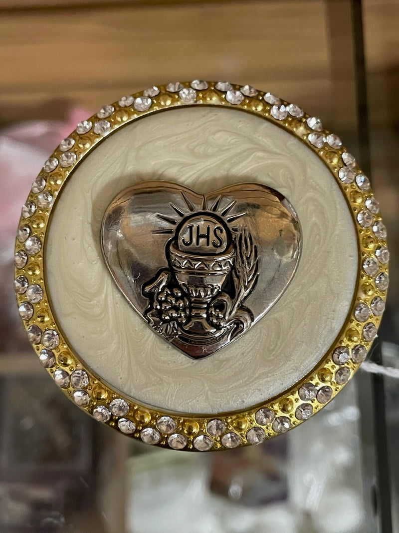 ROUND COMMUNION GLASS BOX