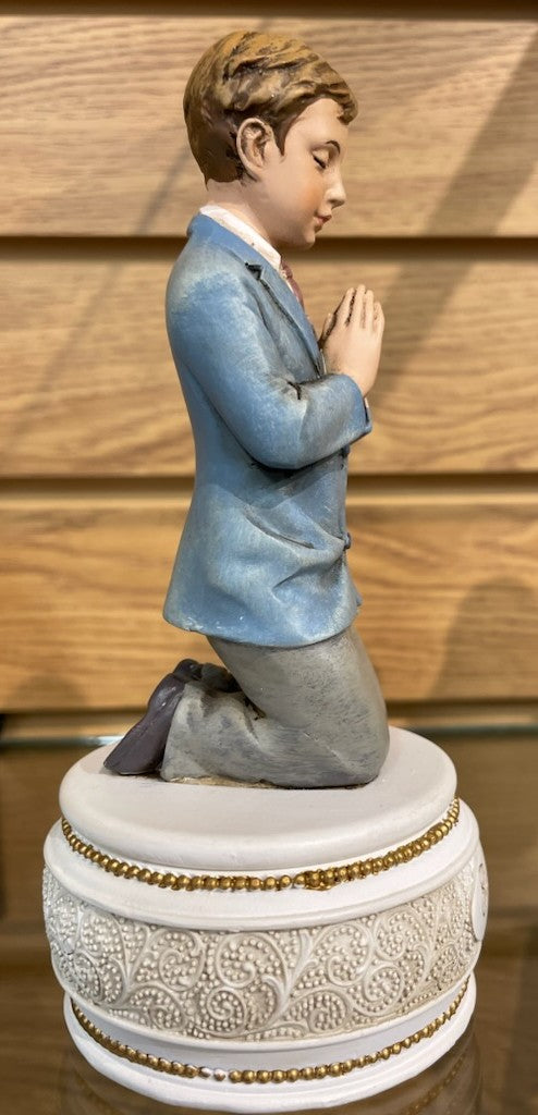 KNEELING BOY COMMUNION FIGURE