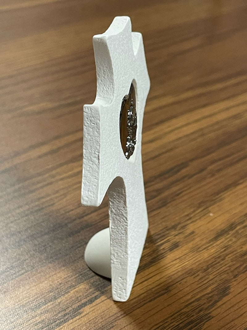 COMMUNION WHITE CROSS CHALICE