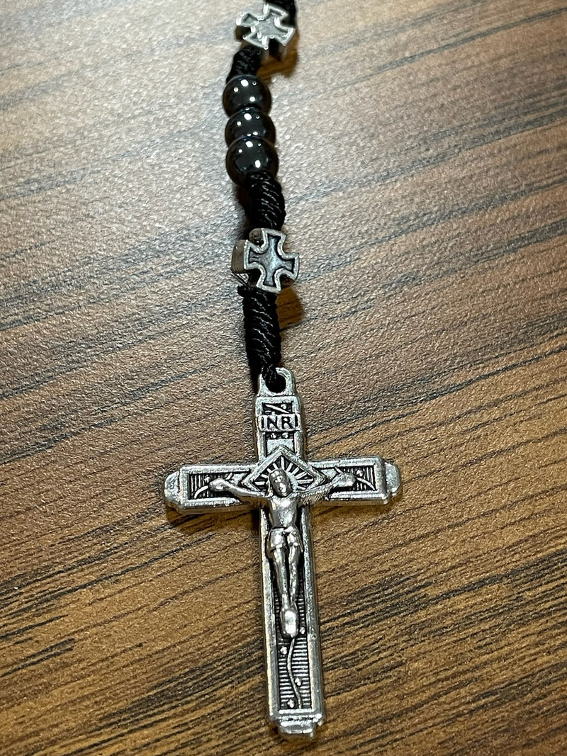 6MM HEMATITE COMM ROSARY