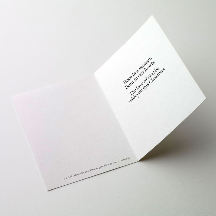 18CT CHRIST IS BORN FOR US BOX