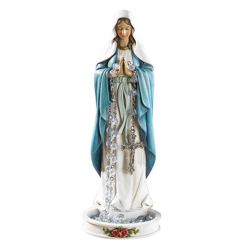 MADONNA STATUE ROSARY HOLDER