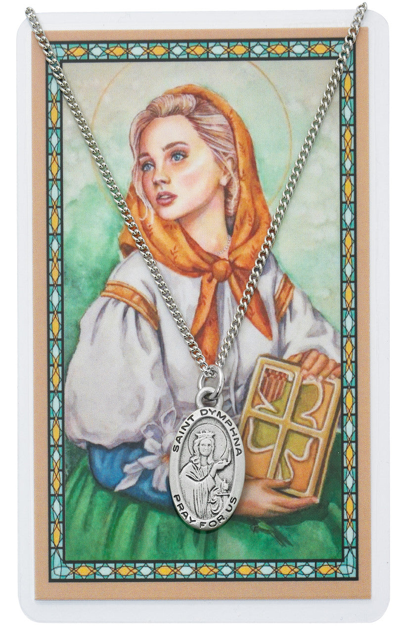 ST DYMPHNA PRAYER CARD SET