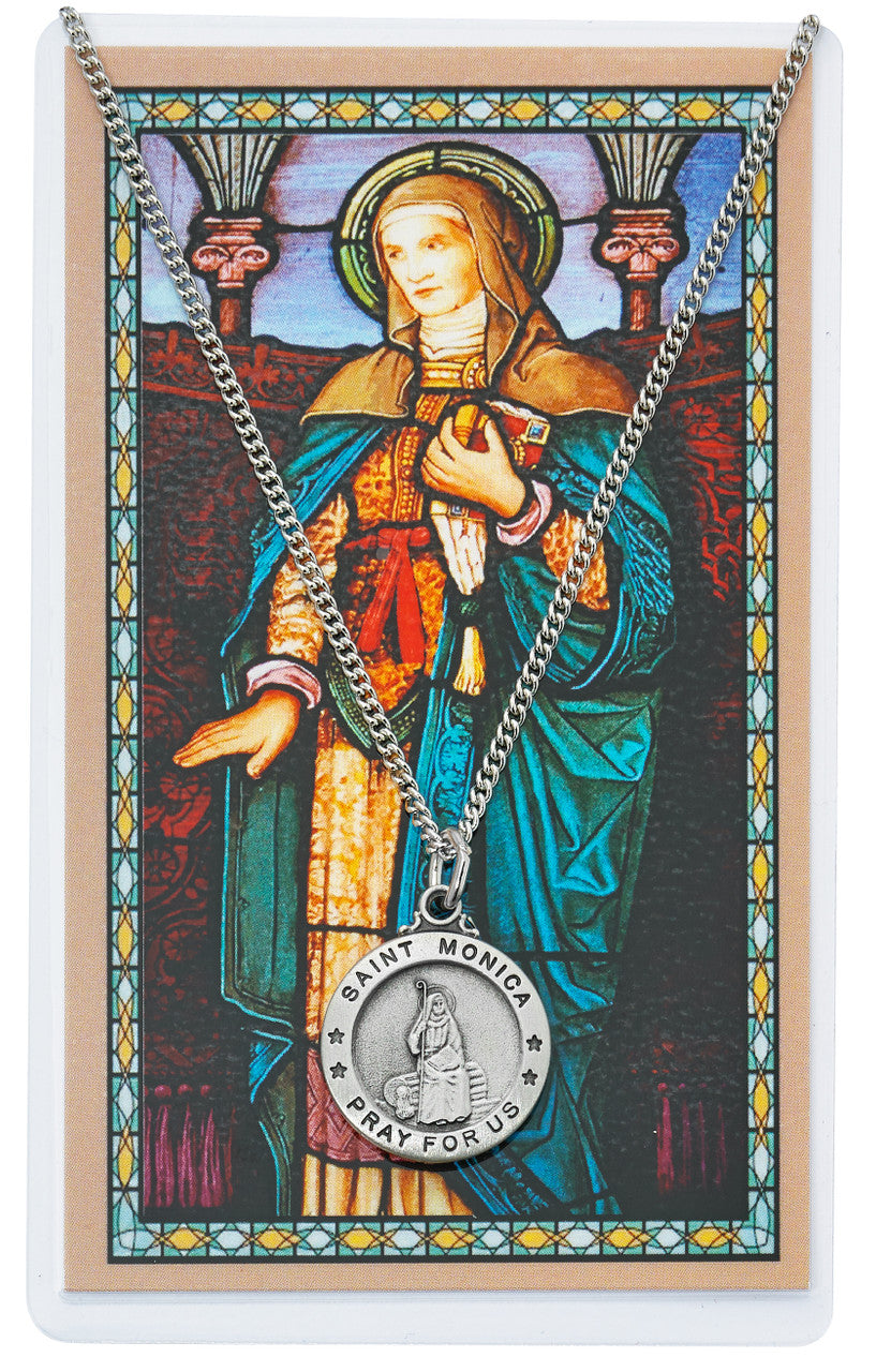 ST MONICA PRAYER CARD SET