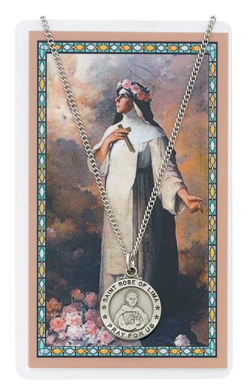 ST ROSE OF LIMA PRAY CARD SET