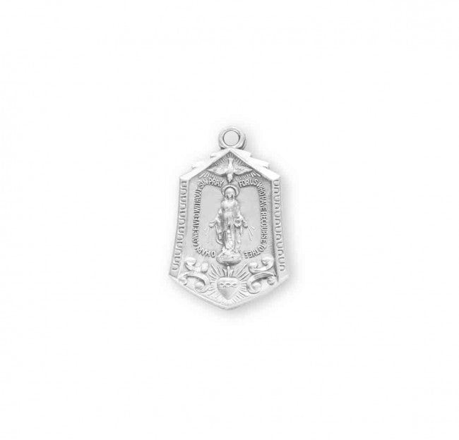 SS MIRACULOUS W/HEART 18"