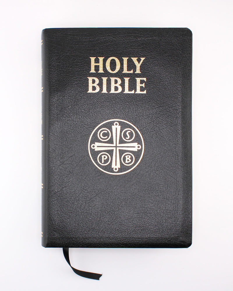 DOUAY-RHEIMS BIBLE LEATHER BLK