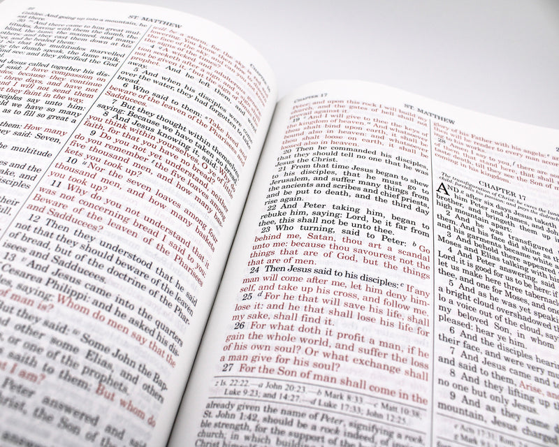 DOUAY-RHEIMS BIBLE LEATHER BLK