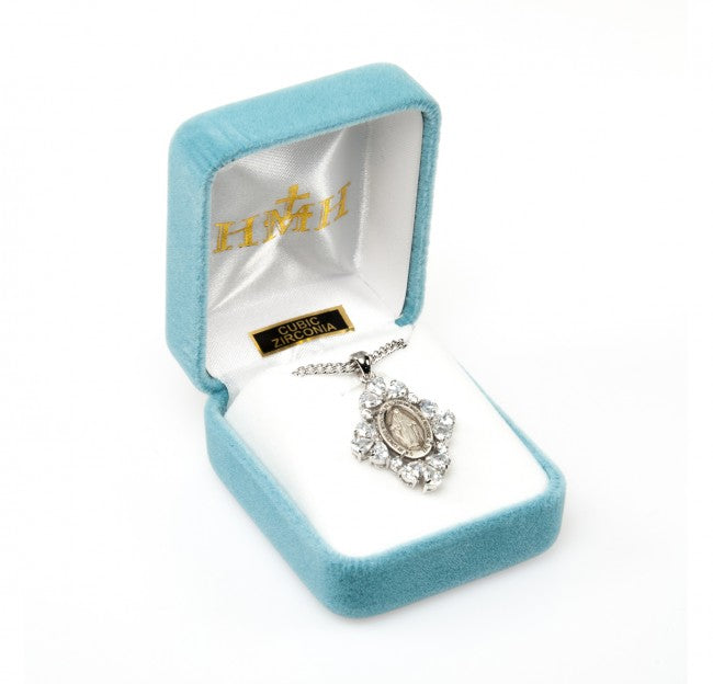 SS CZ SET MIRACULOUS 18"