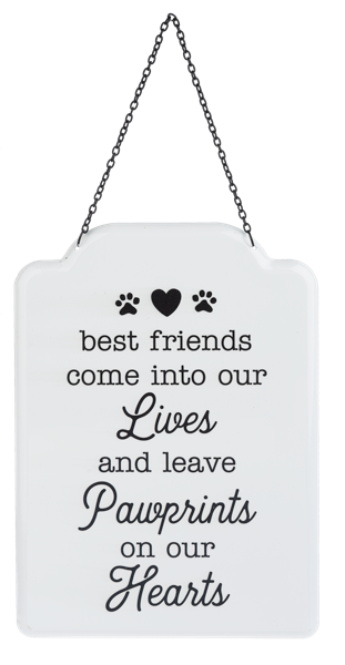 PET MEMORIAL SIGN PAWPRINTS