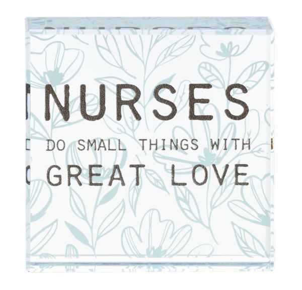 BLOCK TALK NURSES DO SMALL