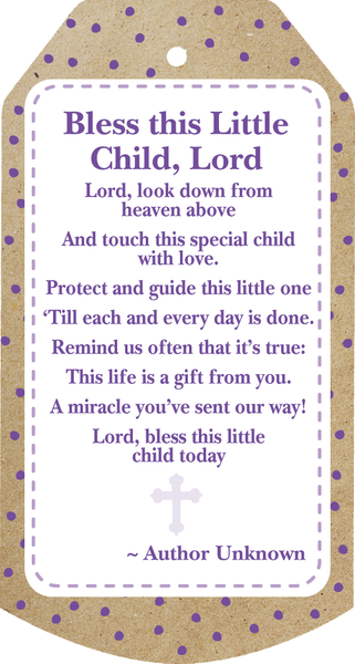 13" LAMB W/CRIB CROSS GIRL 2PC