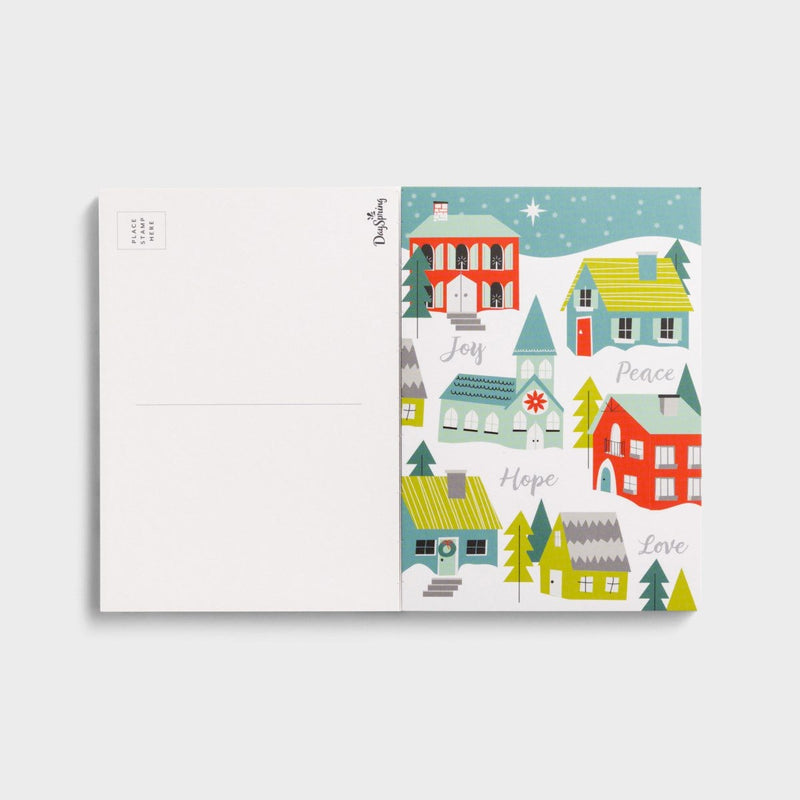 20CT CHRISTMAS POSTCARDS