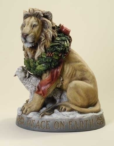 PEACE ON EARTH  20" RESIN