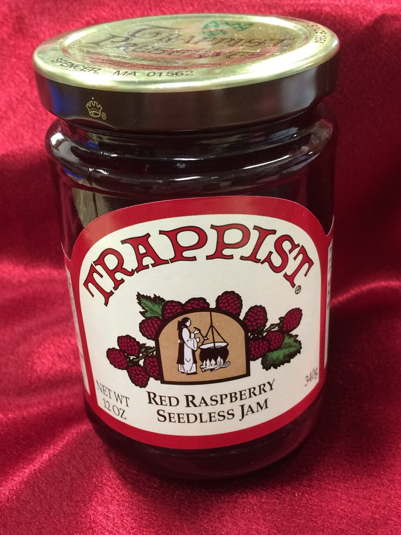 Jar of Red Raspberry Seedless Jam.