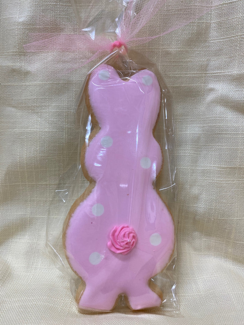 PINK EASTER BUNNY COOKIE