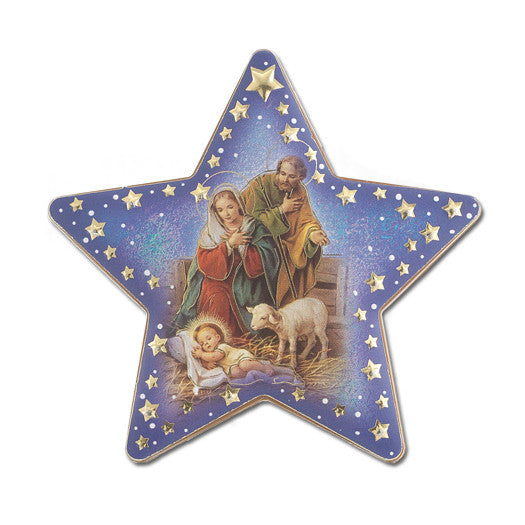 NATIVITY STAR PLAQUE