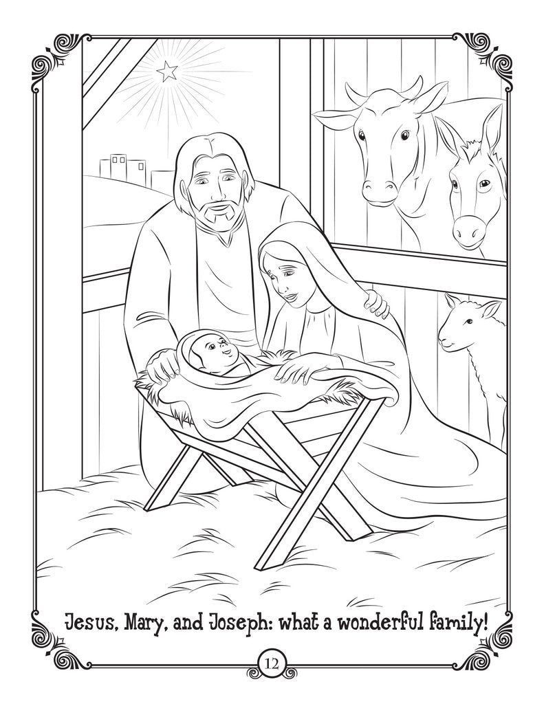 O HOLY NIGHT COLORING BOOK