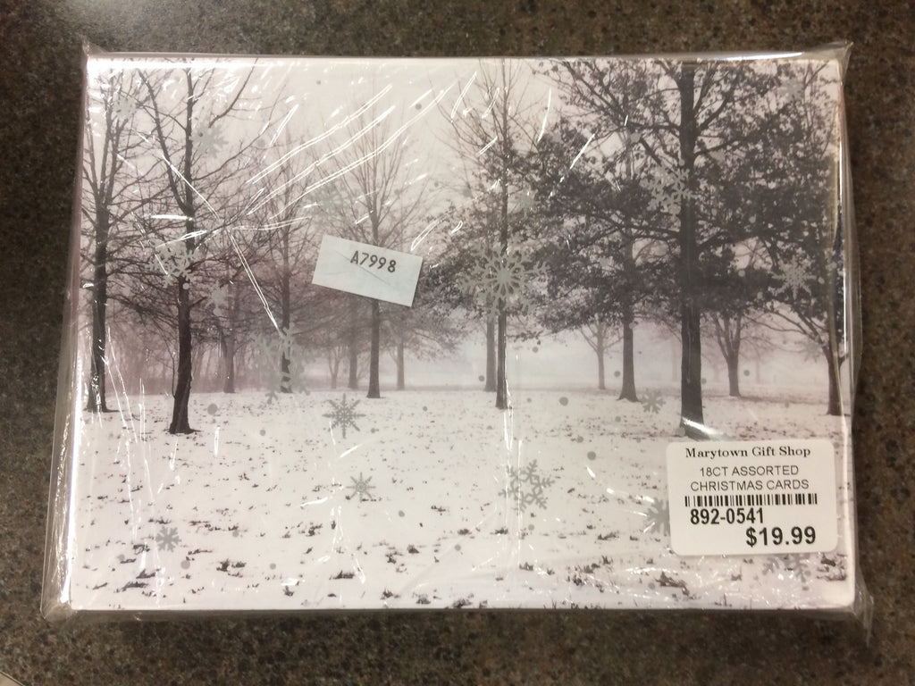 18CT ASSORTED CHRISTMAS CARDS