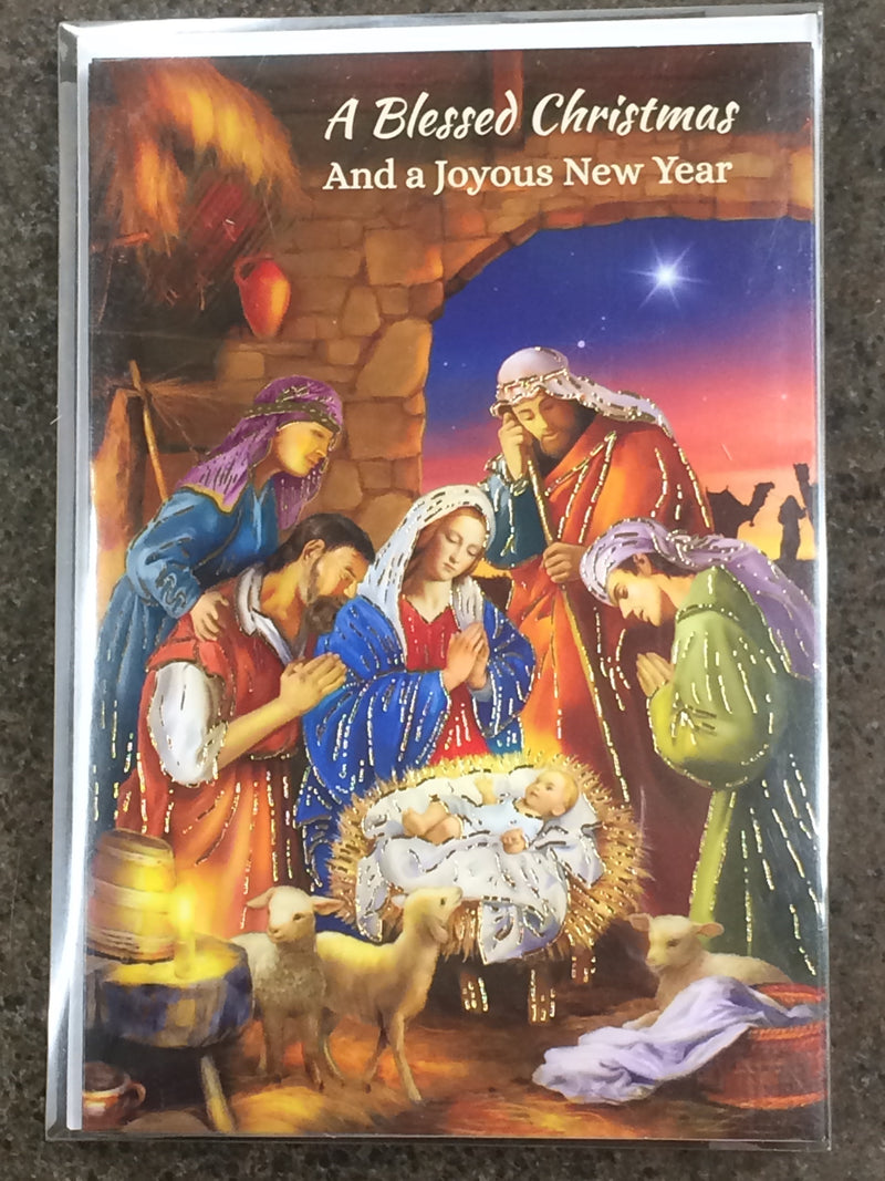 15CT A BLESSED CHRISTMAS BOXED