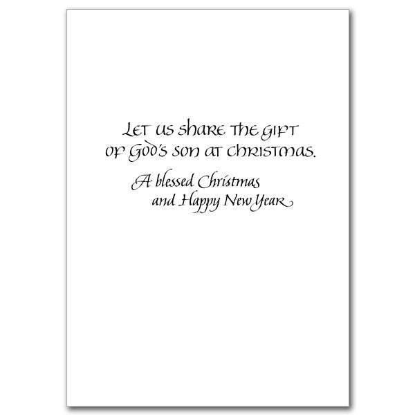 18CT NATIVITY SCENE IN WINDOW