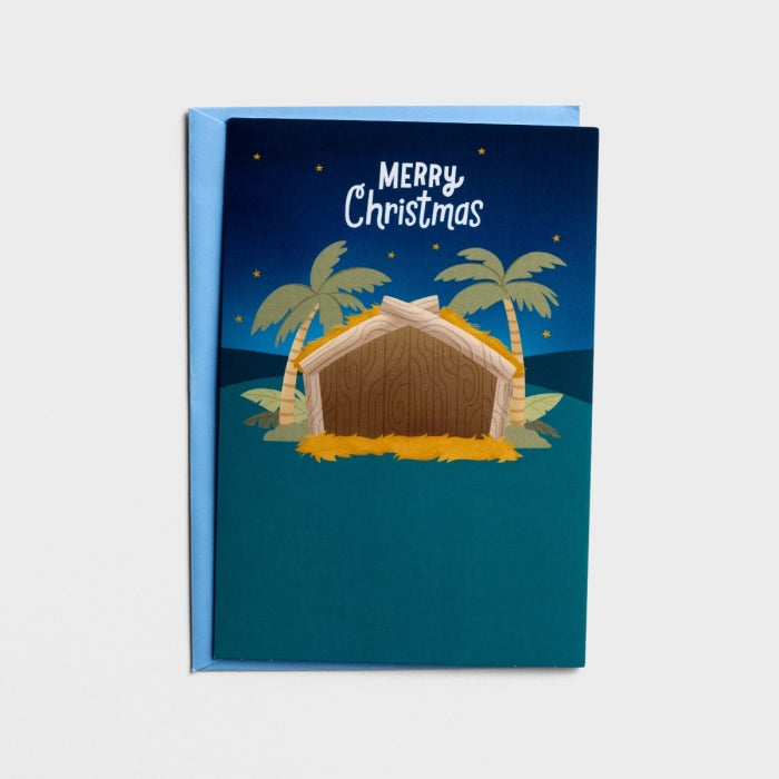 8CT NATIVITY STICKER CARD