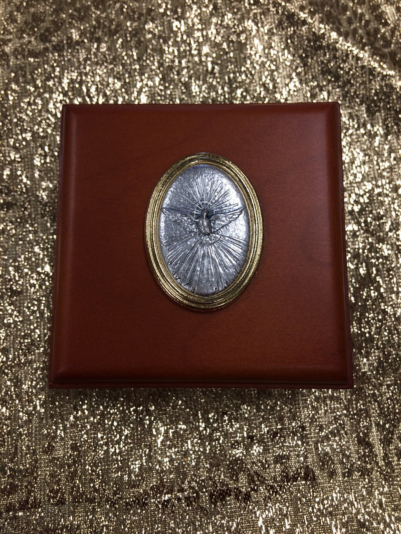 ROSEWOOD BOX W/HOLY SPIRIT MED