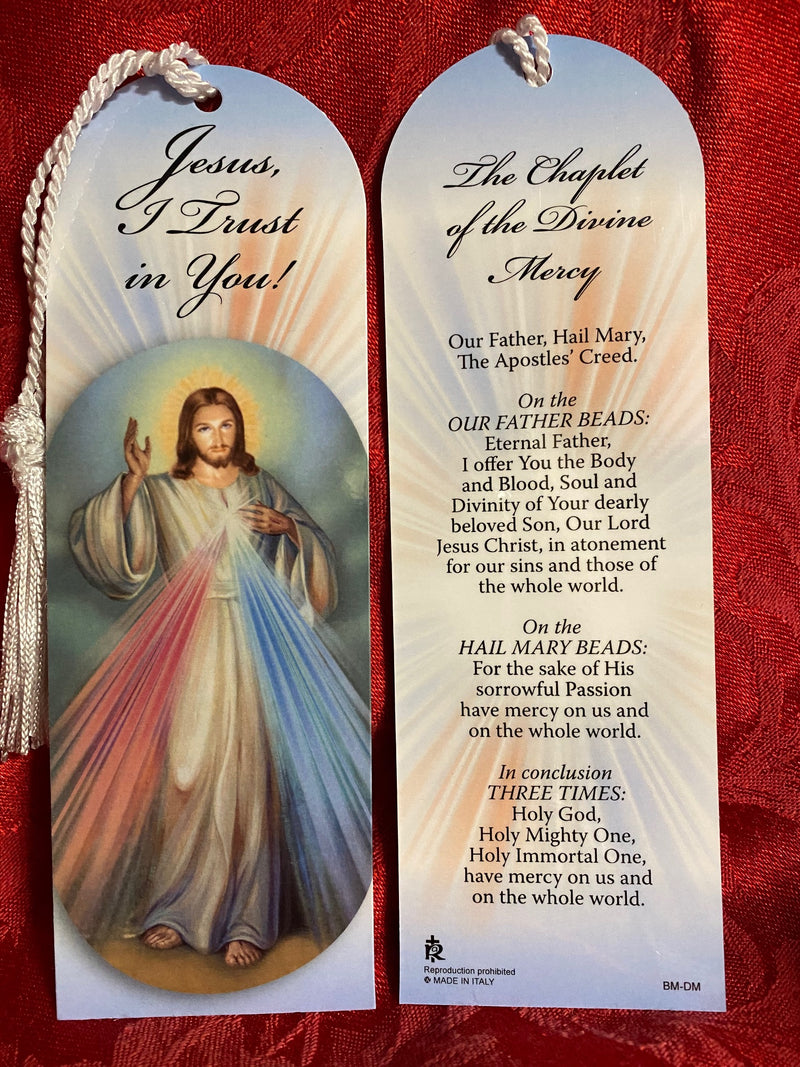 DIVINE MERCY BOOKMARK